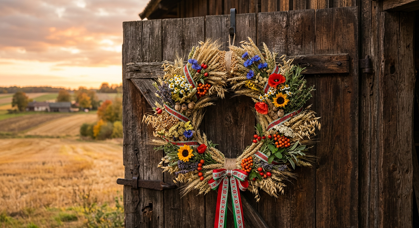 jakie zioła do wieńca dożynkowego