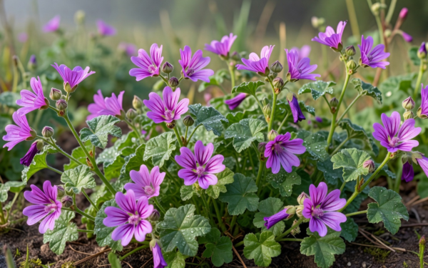 ślaz dziki właściwości