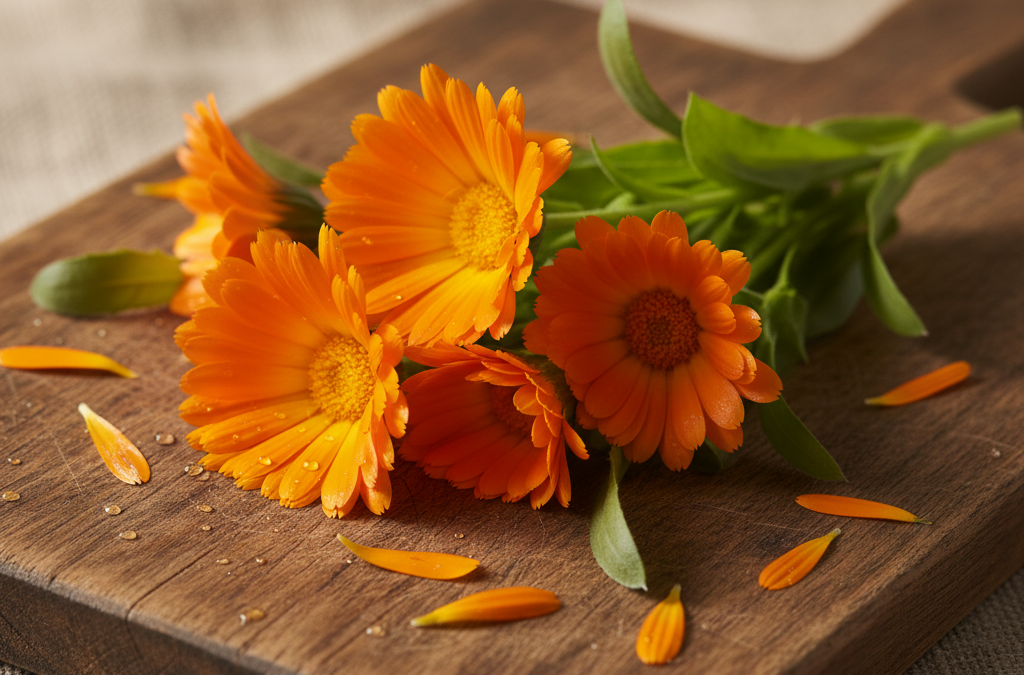 Nagietek lekarski i kilka przepisów na jego wykorzystanie