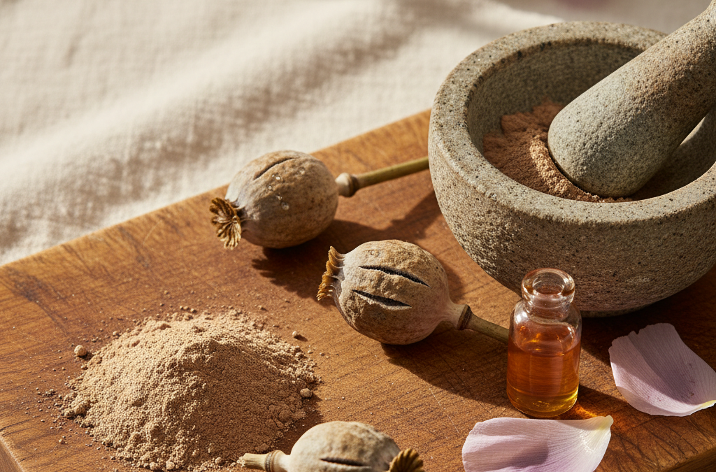 Opium sproszkowane - Właściwości i Zastosowanie