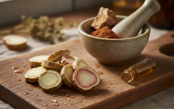 Korzeń rzewienia - Właściwości i Zastosowanie