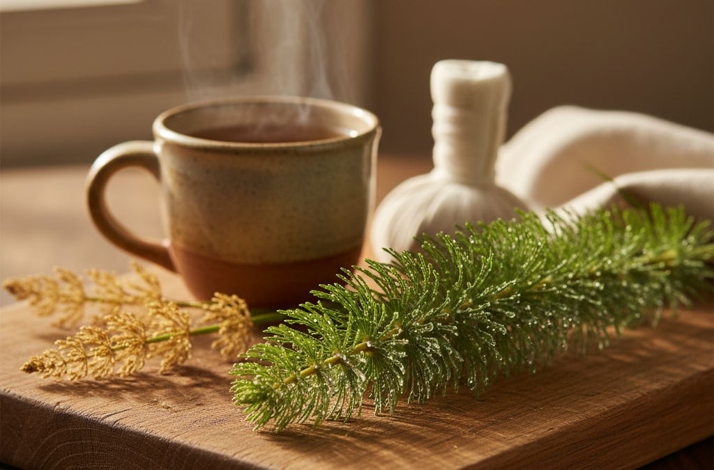 Ziele skrzypu - Właściwości i Zastosowanie