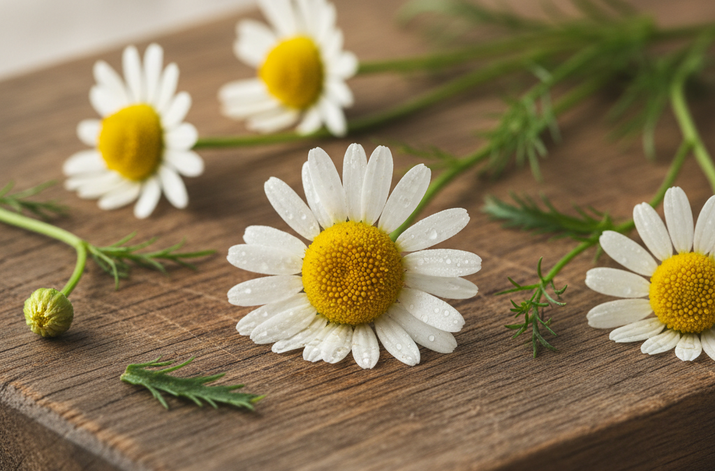 Koszyczek rumianku - Właściwości i Zastosowanie