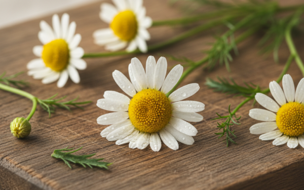 Koszyczek rumianku - Właściwości i Zastosowanie
