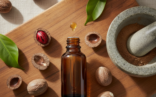 Olejek eteryczny muszkatołowy - właściwości i zastosowanie