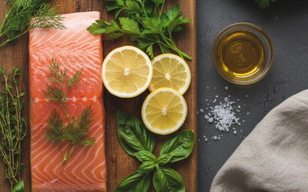 Jakie zioła pasują do łososia