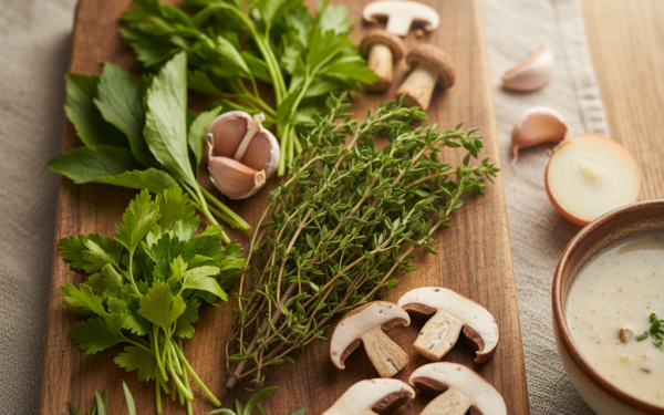 Jakie zioła do grzybowej?