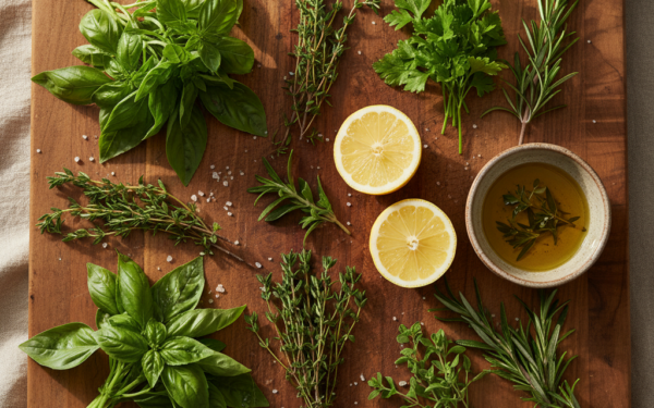 Jakie świeże zioła do kurczaka?