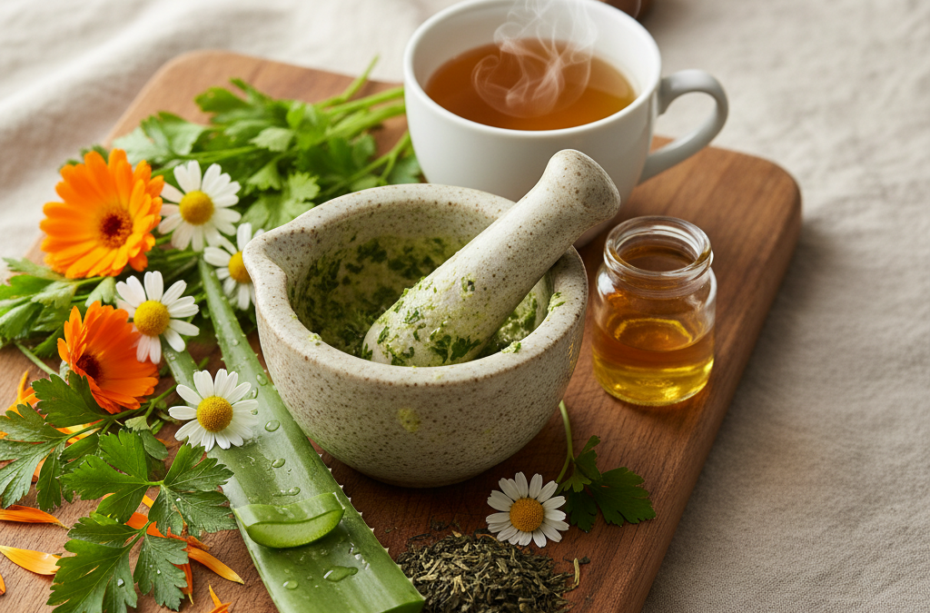 Jakie zioła na przebarwienia twarzy