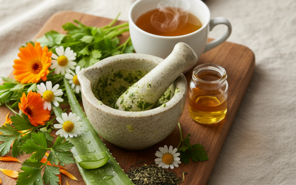 Jakie zioła na przebarwienia twarzy