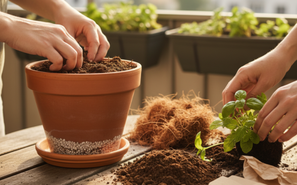 Zioła na balkonie - jaka ziemia