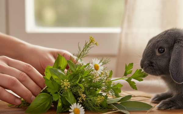 Jakie zioła je królik?