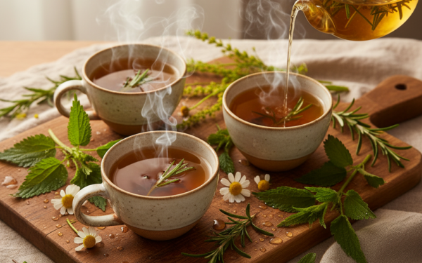 Jakie zioła pić na wypadanie włosów?