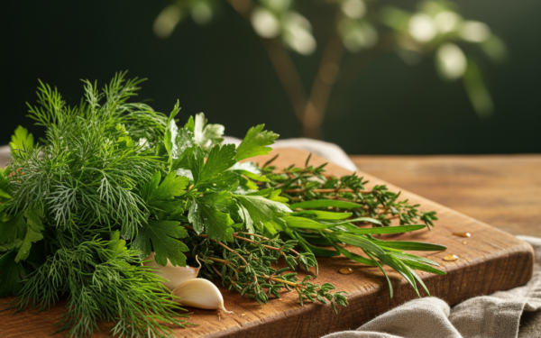 Jakie zioła do śledzia w oleju
