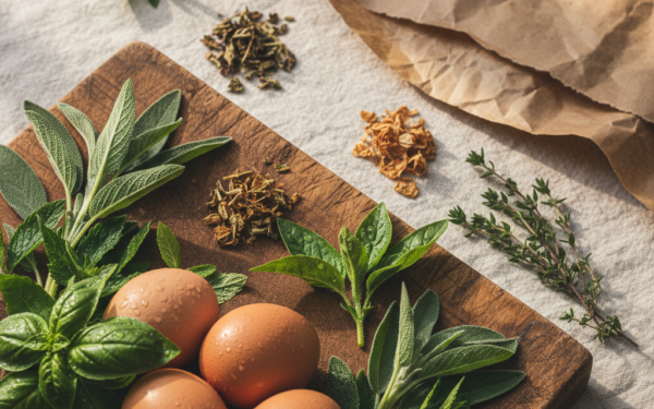 Jakie zioła dla kur niosek