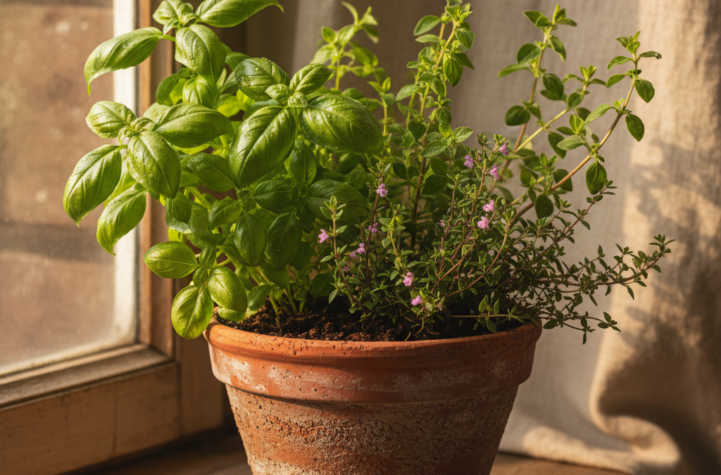 Jakie zioła mogą być w jednej doniczce?