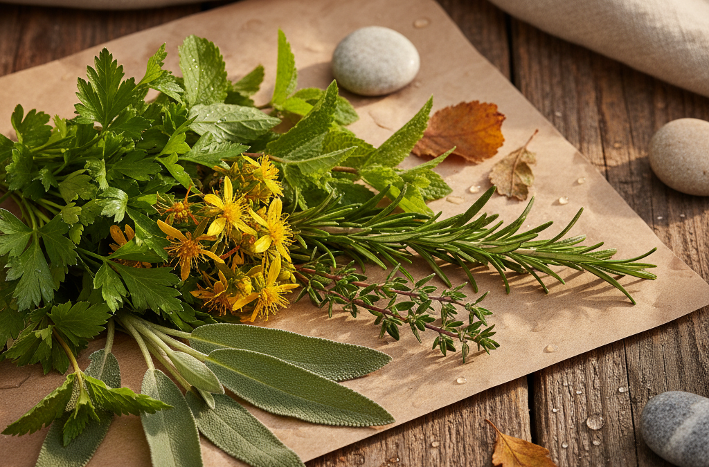 Jakie zioła zbierać w październiku
