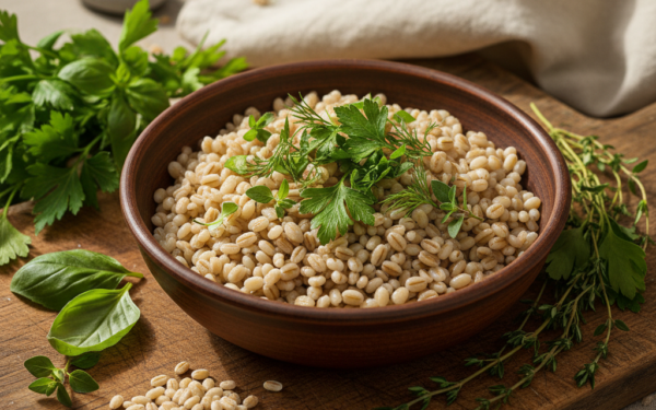 Jakie zioła do kaszy jęczmiennej