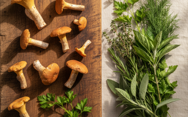 Jakie zioła pasują do grzybów