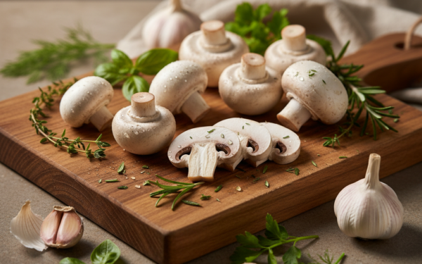 Jakie zioła do smażonych pieczarek