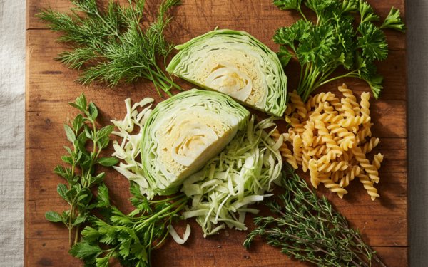 Jakie zioła do łazanek z kapustą