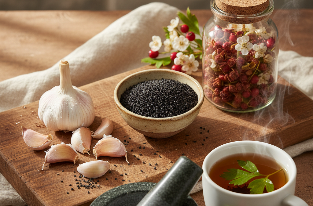 Jakie zioło obniża ciśnienie?