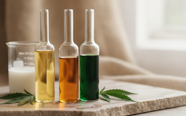 Porównanie preparatów płynnych z kannabidiolem: roztwory olejowe a emulsje